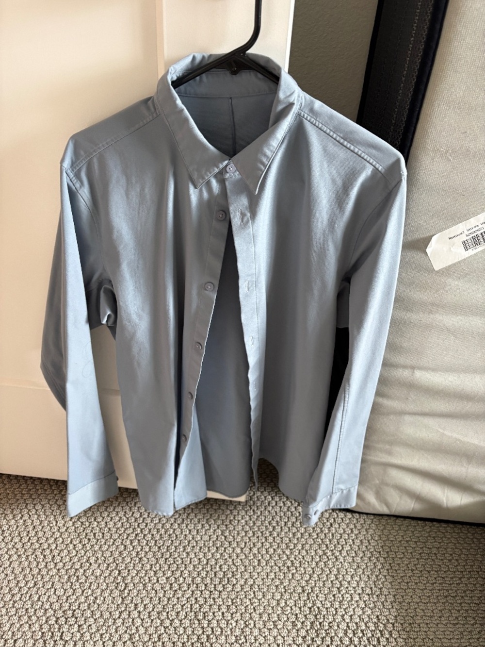 LuluLemon Light Blue Performance Button-Down